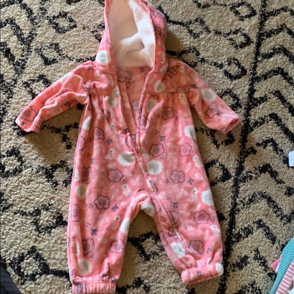 Carter’s Fleece Onesie with Hood